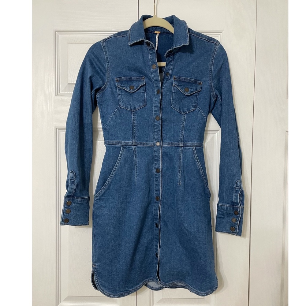 Free People denim dress